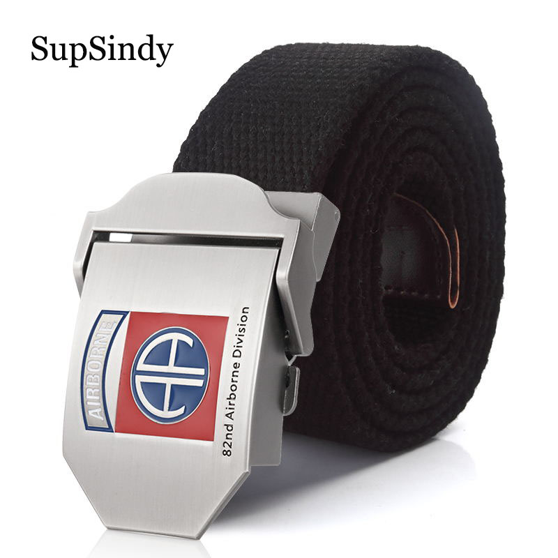 Corset Waist Cinch - SupSindy Men Canvas Belt 82nd Airborne