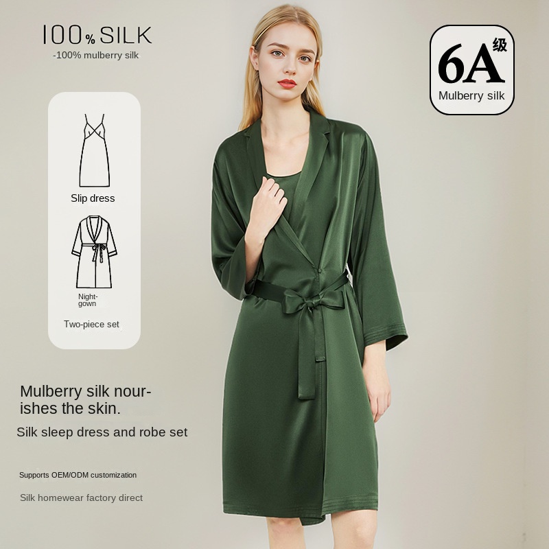 Women Elegant 100% Mulberry Si - Robe Silk Women ulasan dan harga