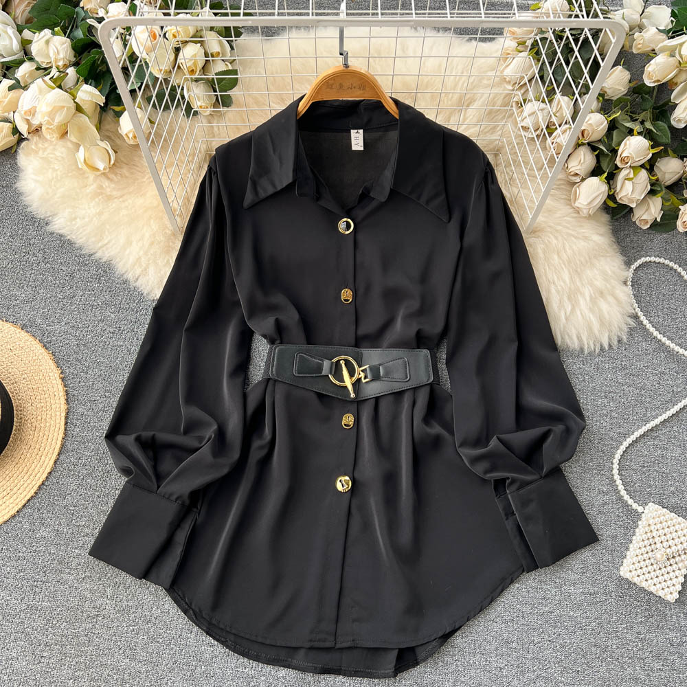 Ele Long Sve White irt Dr Wome - Corset Waist Cinch ulasan dan harga