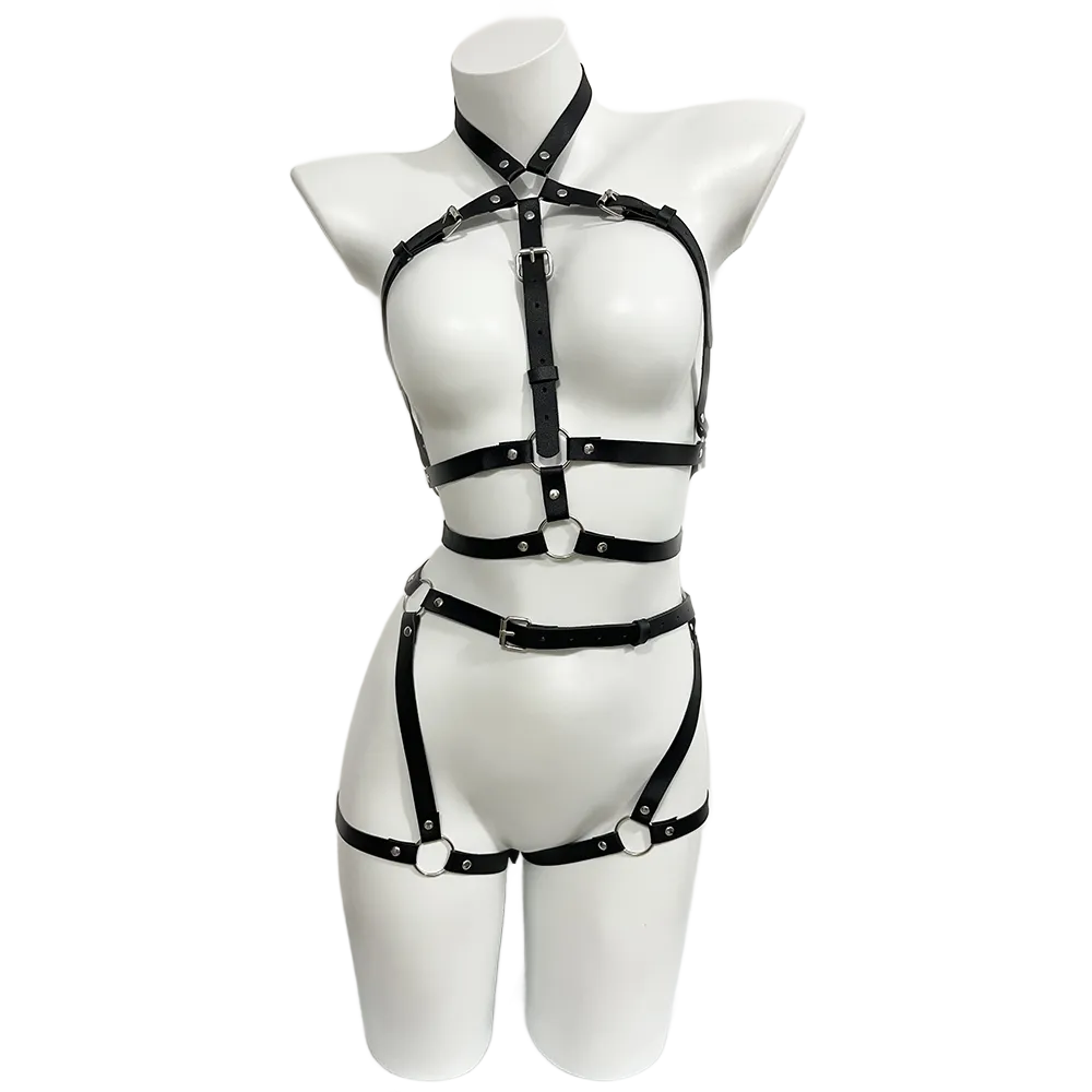 Harness for Women Pu Leather L - Garter Belt Set ulasan dan harga