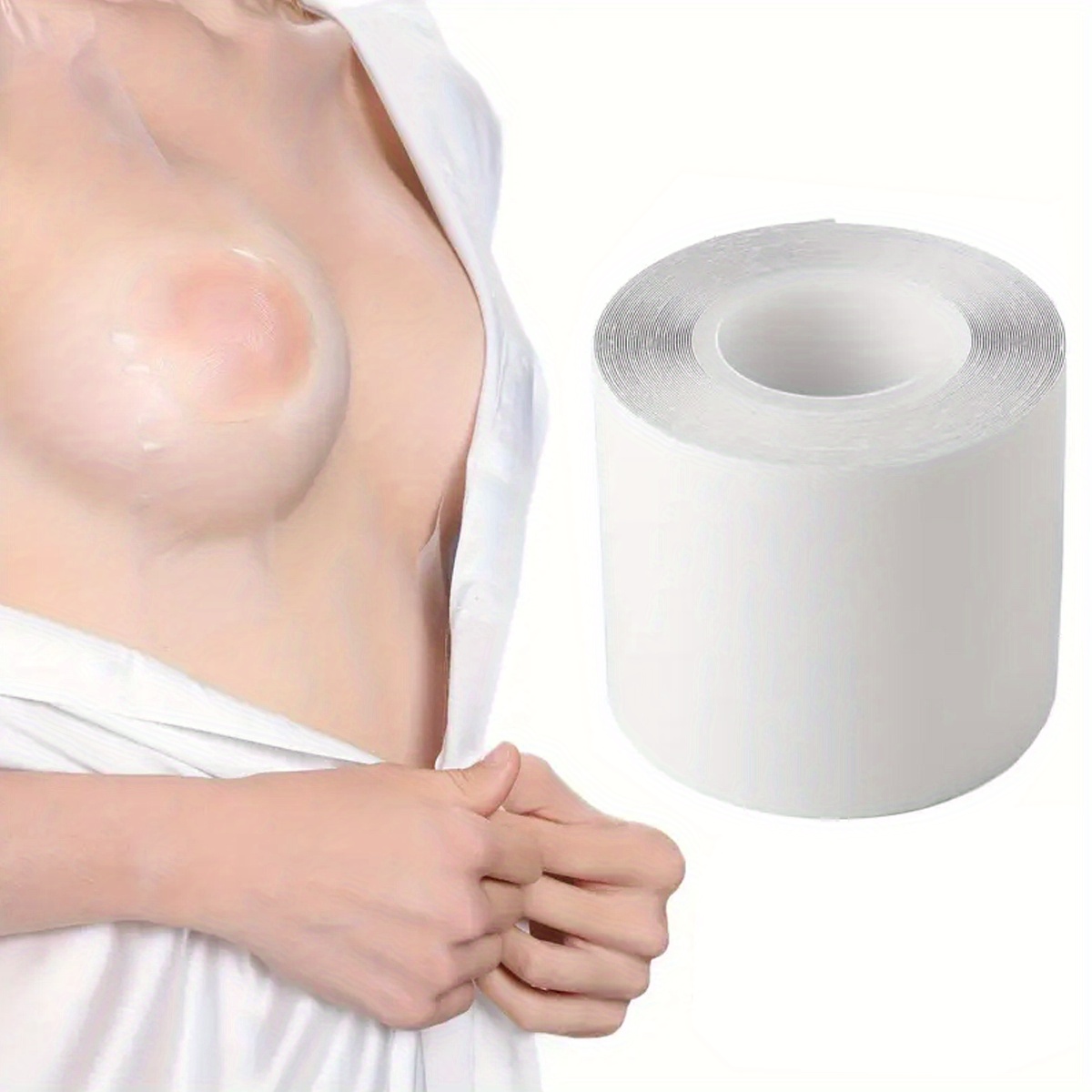 Skin Friendly Invisible Boob T - Nipple Cover Pasties ulasan dan harga