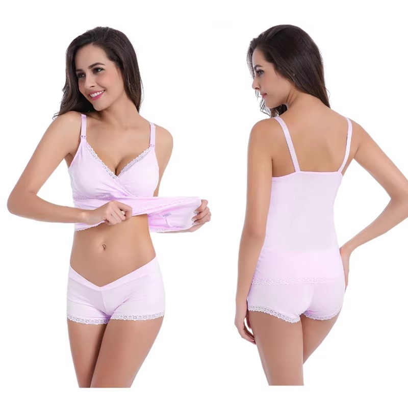 Maternity Clothes Women's Slee - Nursing Bra Sleep ulasan dan harga