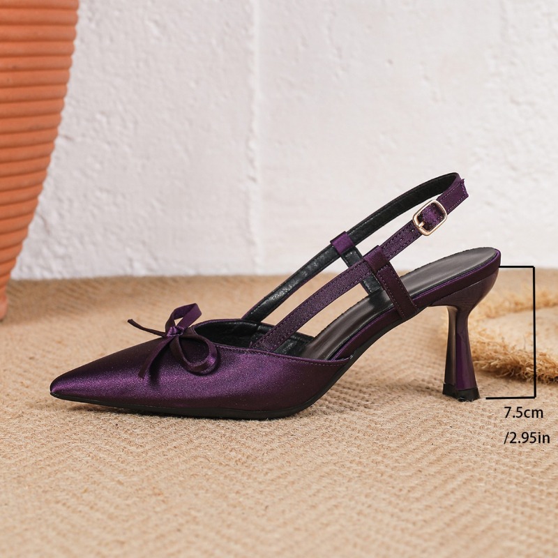 Women's Elegant Purple Satin P - Slip Dress Satin ulasan dan harga