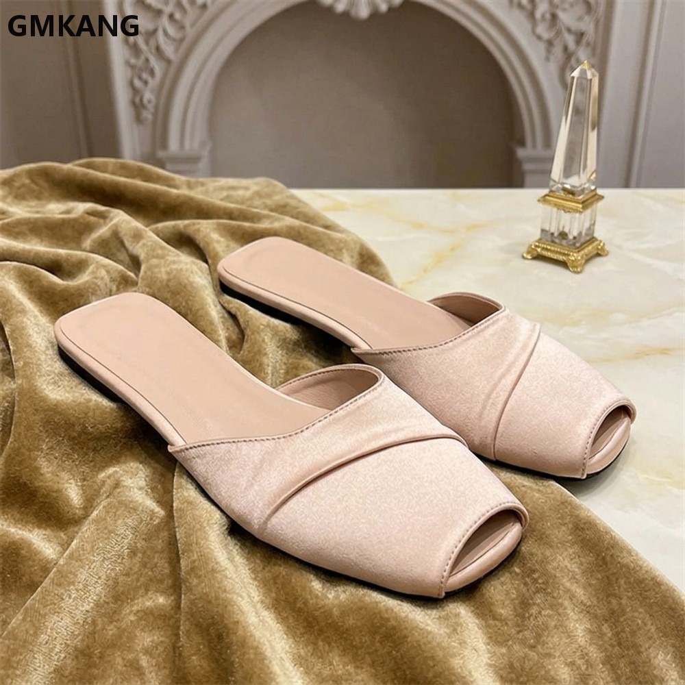 GMKANG Women Satin Square Toe  - Slip Dress Satin ulasan dan harga