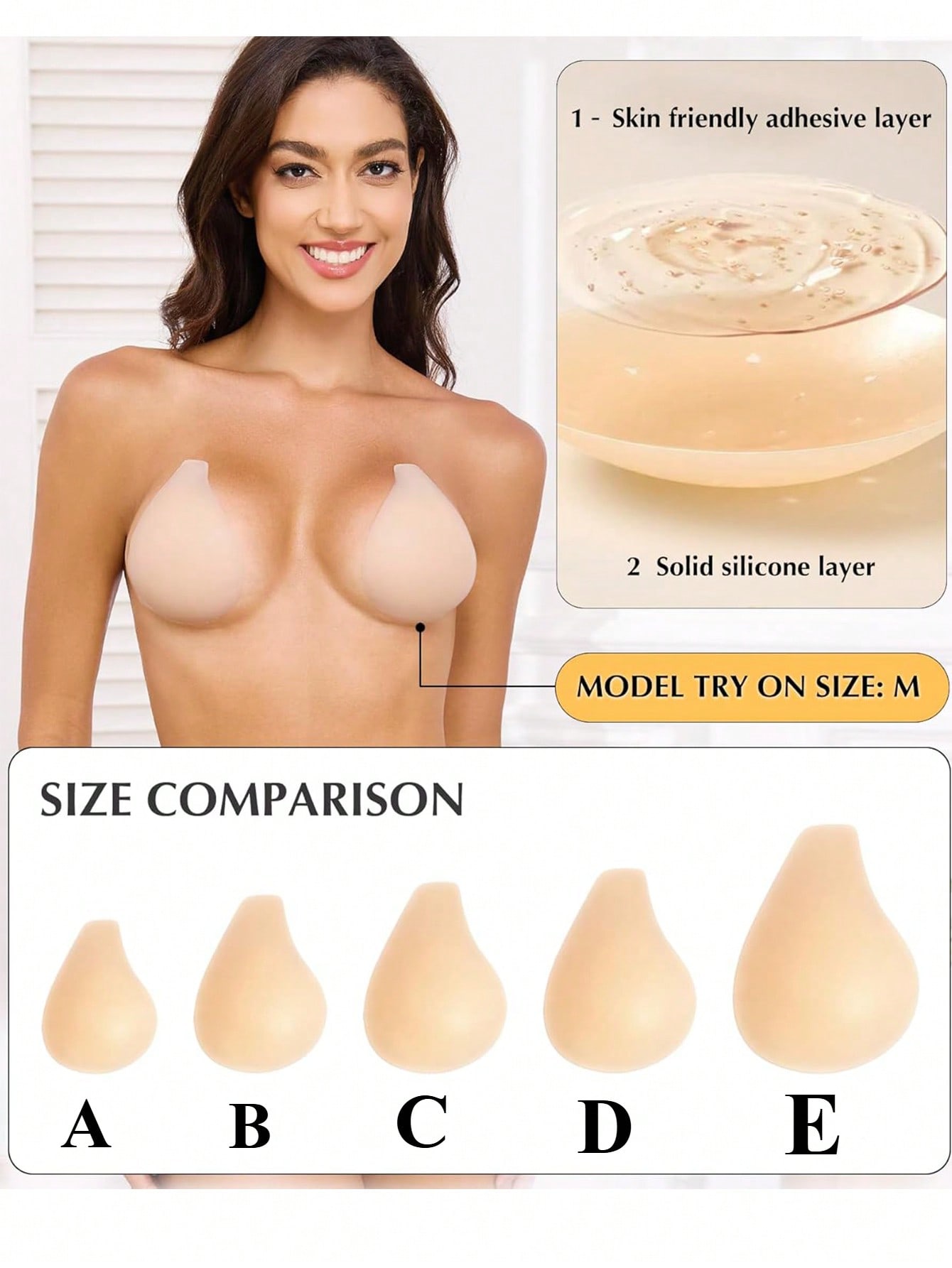 1 Pair Added Lift Nipple Cover - Nipple Cover Pasties ulasan dan harga