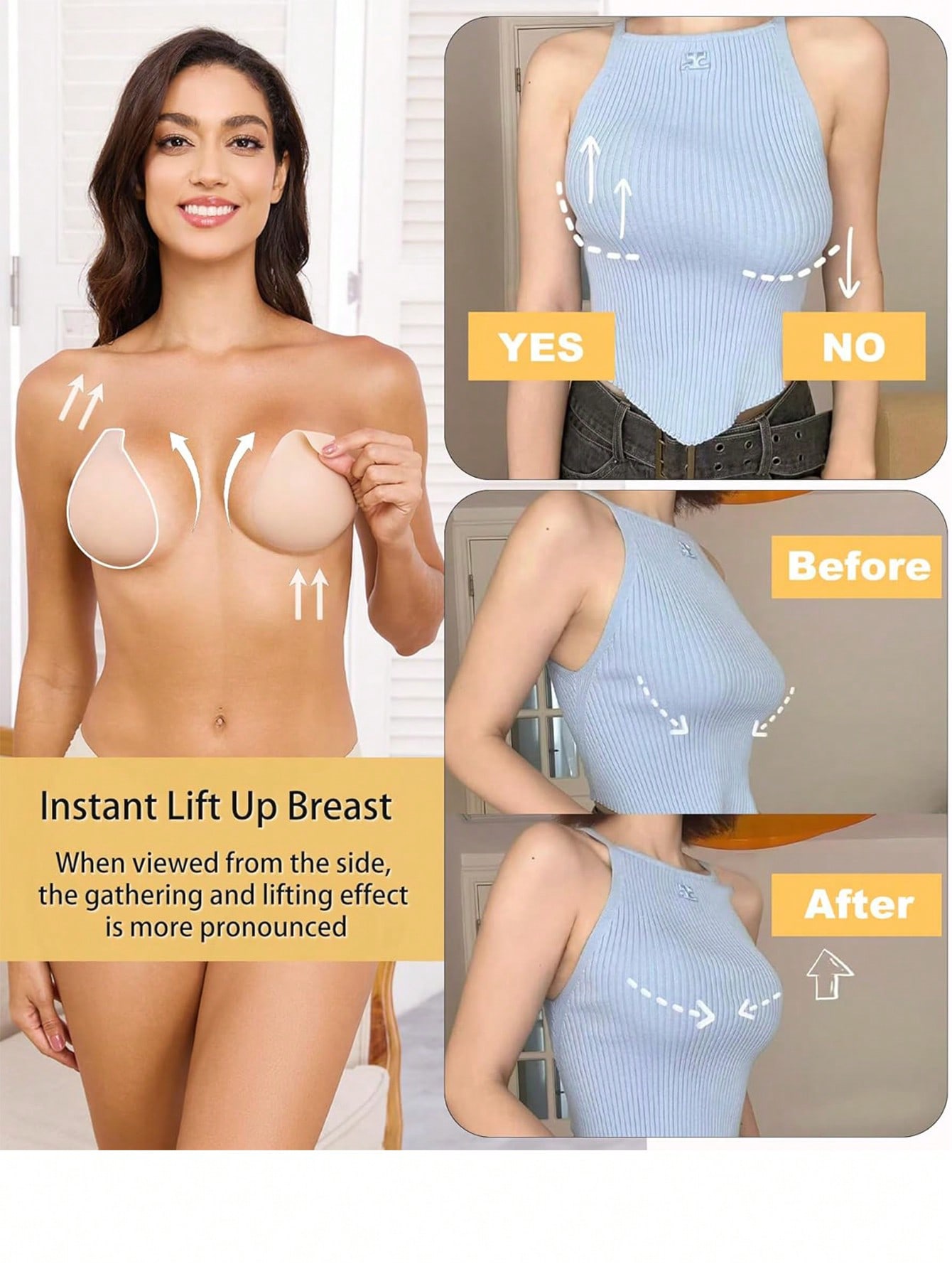 1 Pair Added Lift Nipple Cover - Nipple Cover Pasties ulasan dan harga
