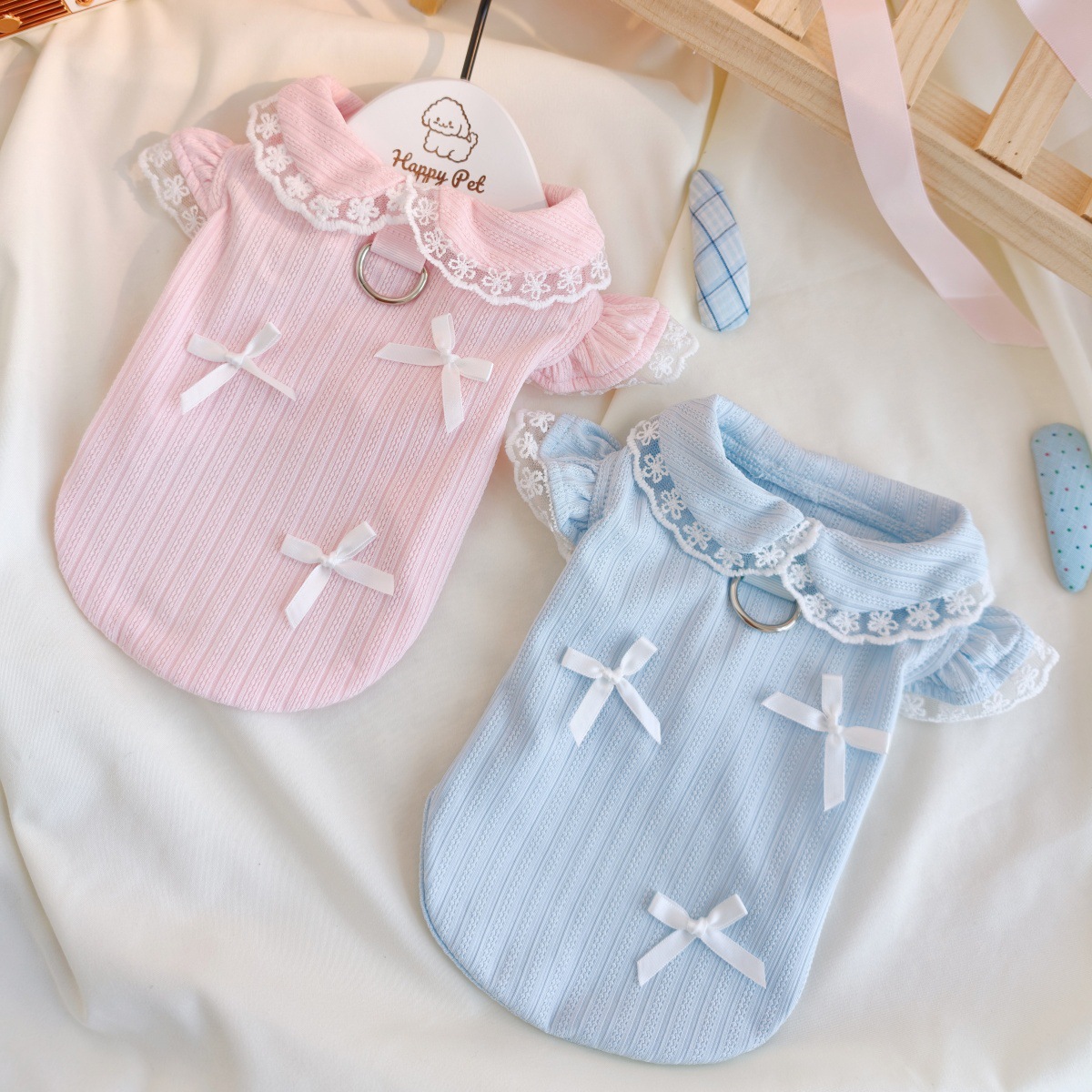 Pet Spring Lace Bow Vest Can P - Lace Teddy Lingerie ulasan dan harga
