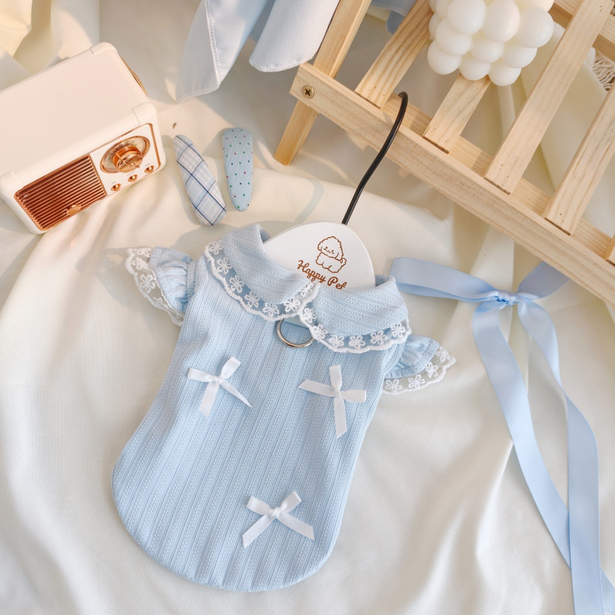 Pet Spring Lace Bow Vest Can P - Lace Teddy Lingerie ulasan dan harga