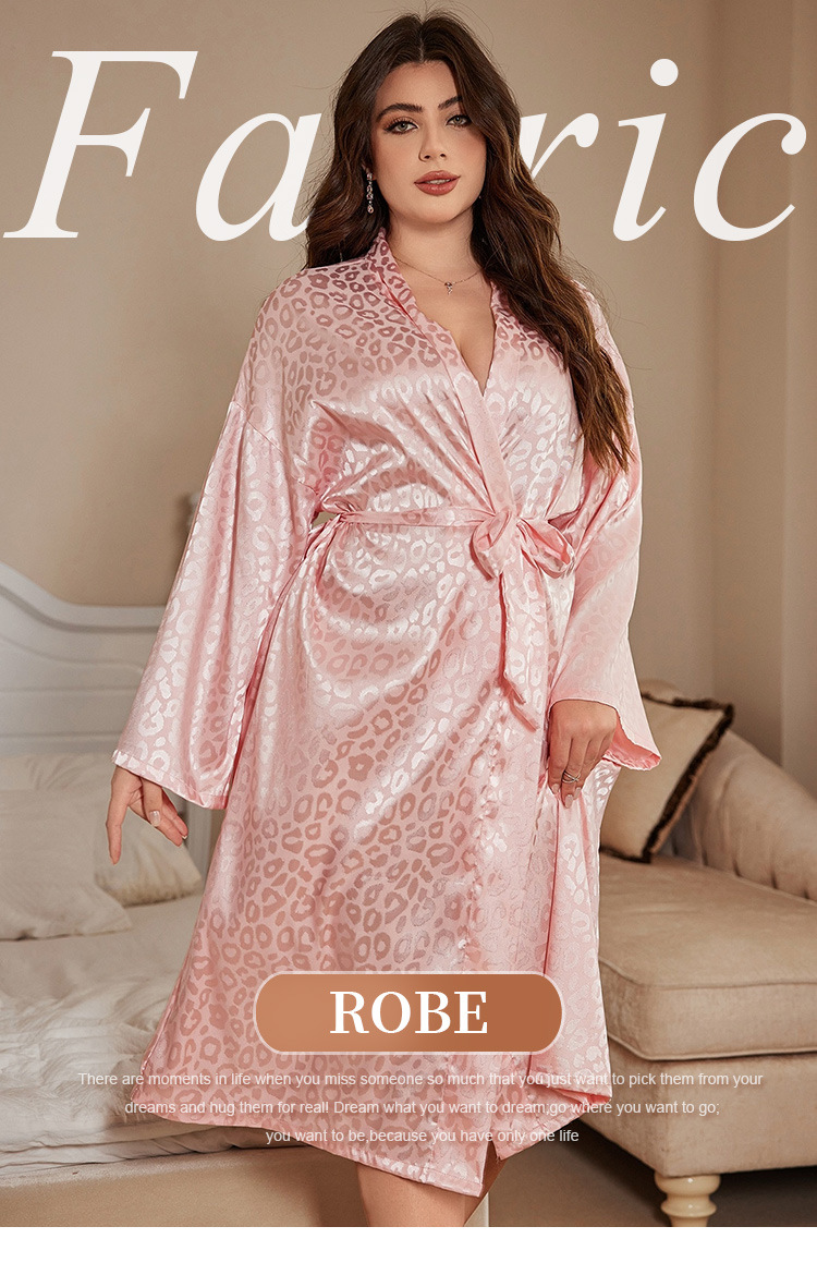 Plus Size Robe Pajama Women Sl - Robe Silk Women ulasan dan harga