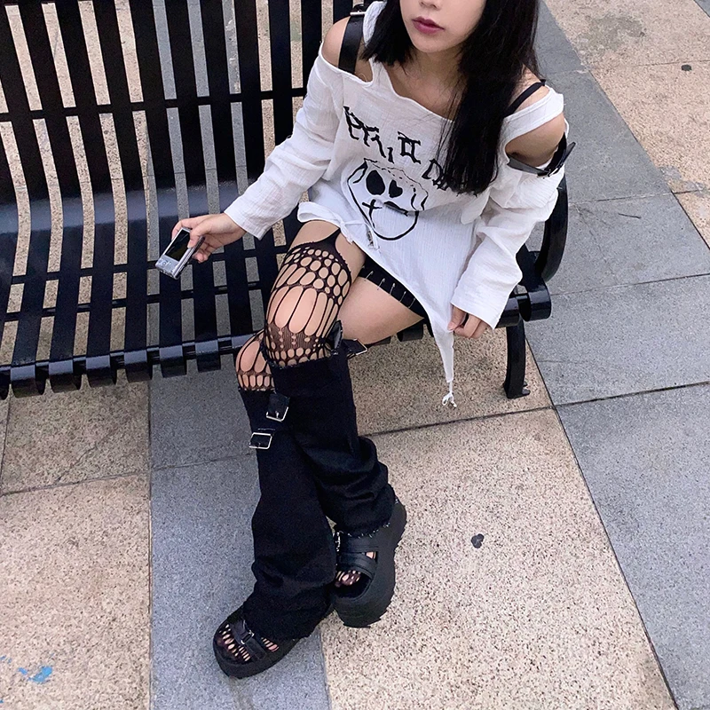 Harajuku Hollow Fishnet Stocki - Bodystocking Fishnet ulasan dan harga