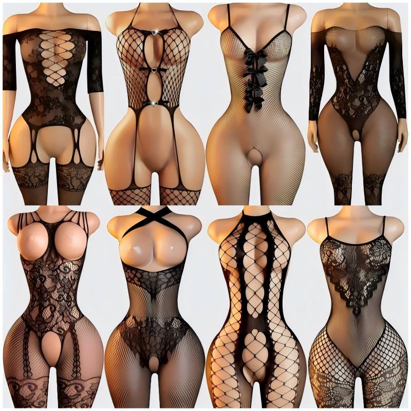 Sexy Lingerie Set for Women Er - Bodystocking Fishnet ulasan dan harga