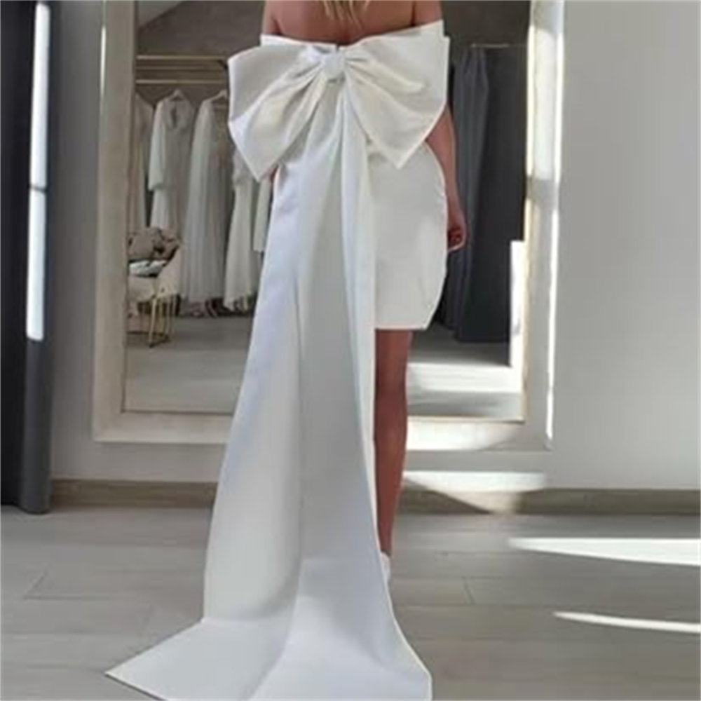 Love Elegant Big Bow for Brida - Robe Silk Women ulasan dan harga