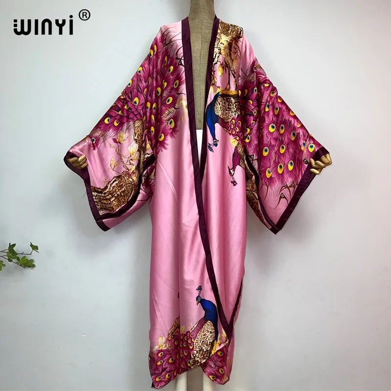 WINYI 2022 Summer Women Cardig - Robe Silk Women ulasan dan harga
