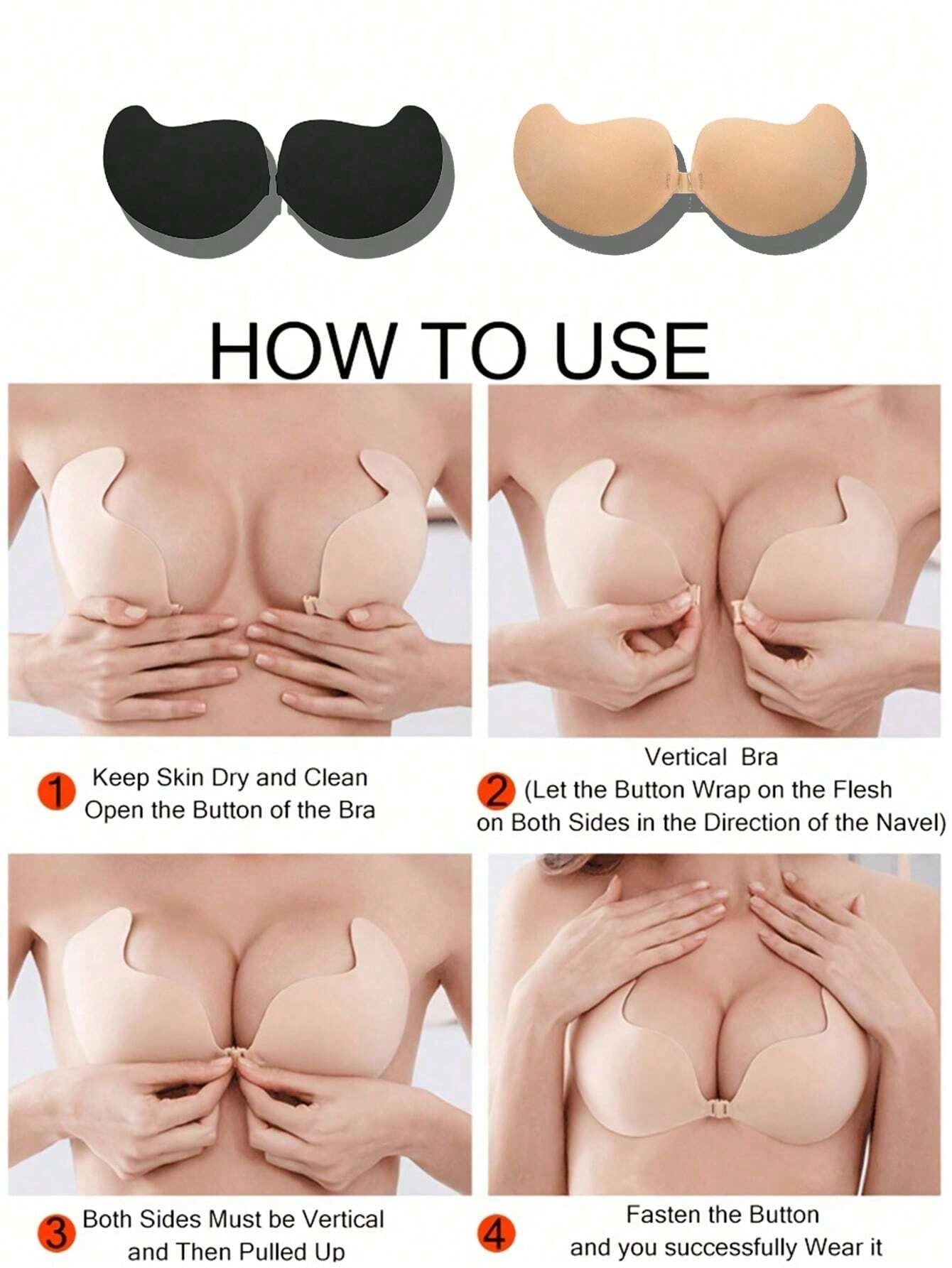 2-pack Women's Self-Adhesive I - Push Up Bra Padded ulasan dan harga