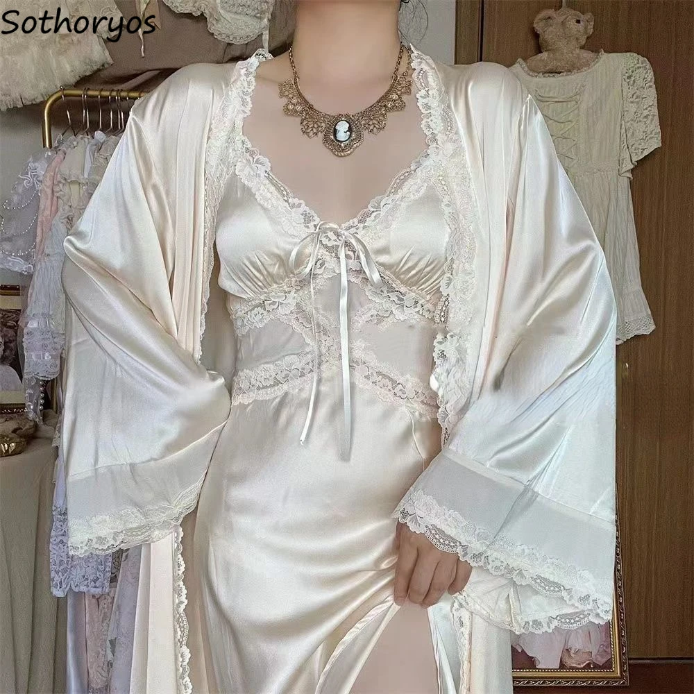 Silk Robe Gown Sets Women Gent - Robe Silk Women ulasan dan harga