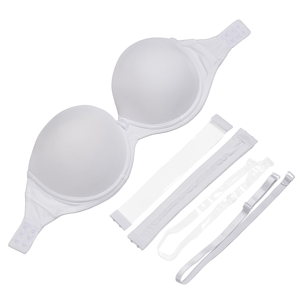 Nude Black White Invisible Cle - Push Up Bra Padded ulasan dan harga